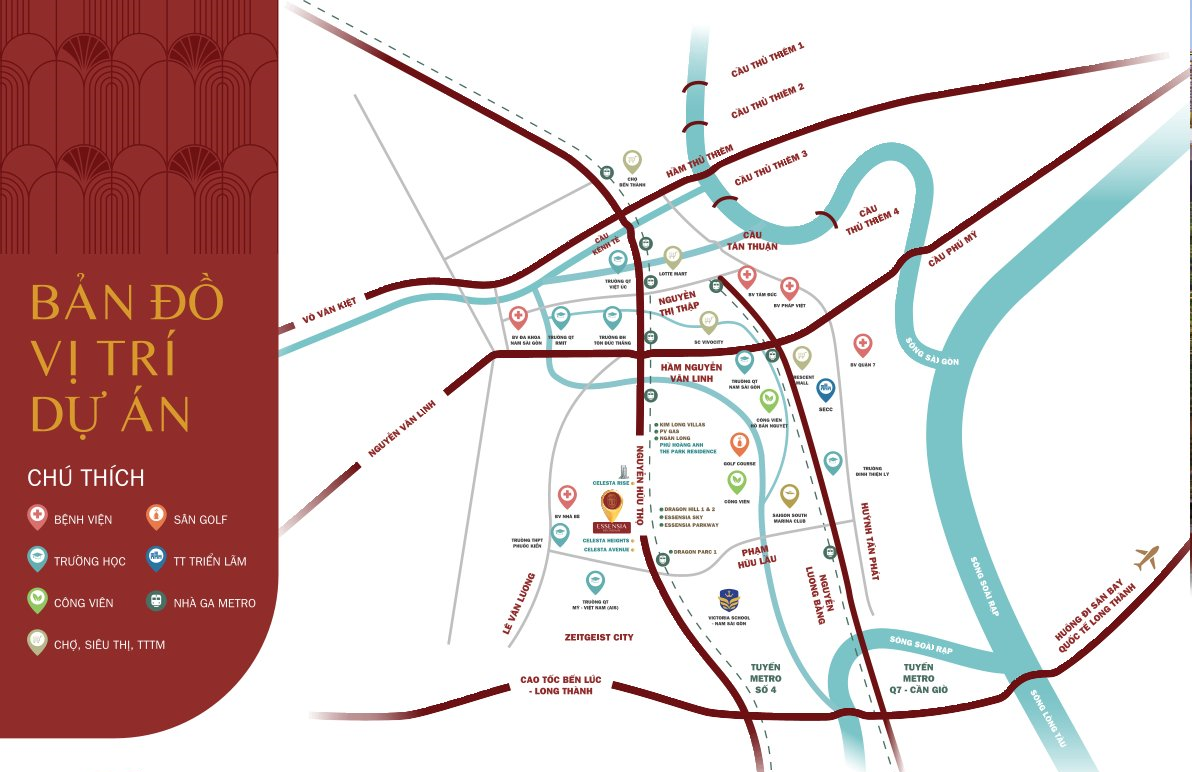 Vị trí nhà phố Broadway